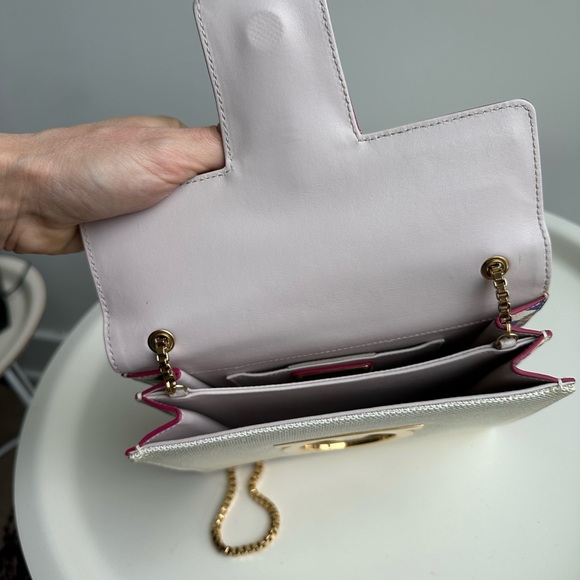 Salvatore Ferragamo Thalia Floral Shoulder Bag, small, metal strap - Picture 4 of 5